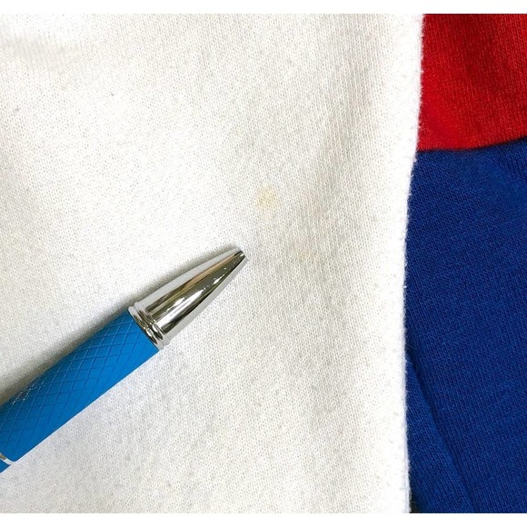 Pac-Man Sweatshirt Hoodie Red Blue Yellow Color Block Medium - Picture 7 of 8